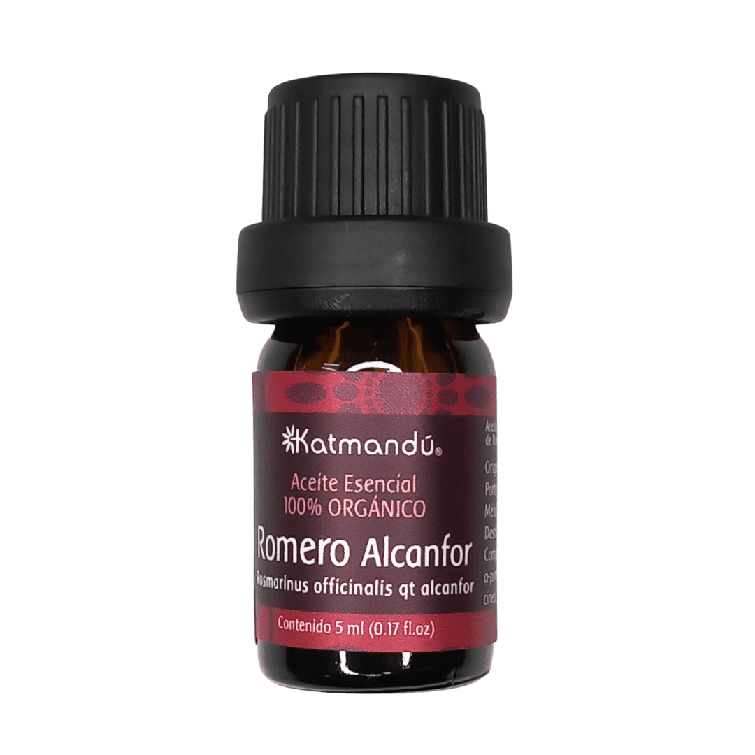 Aceite Esencial Romero Alcanfor ORGÁNICO NCh 5 ml.