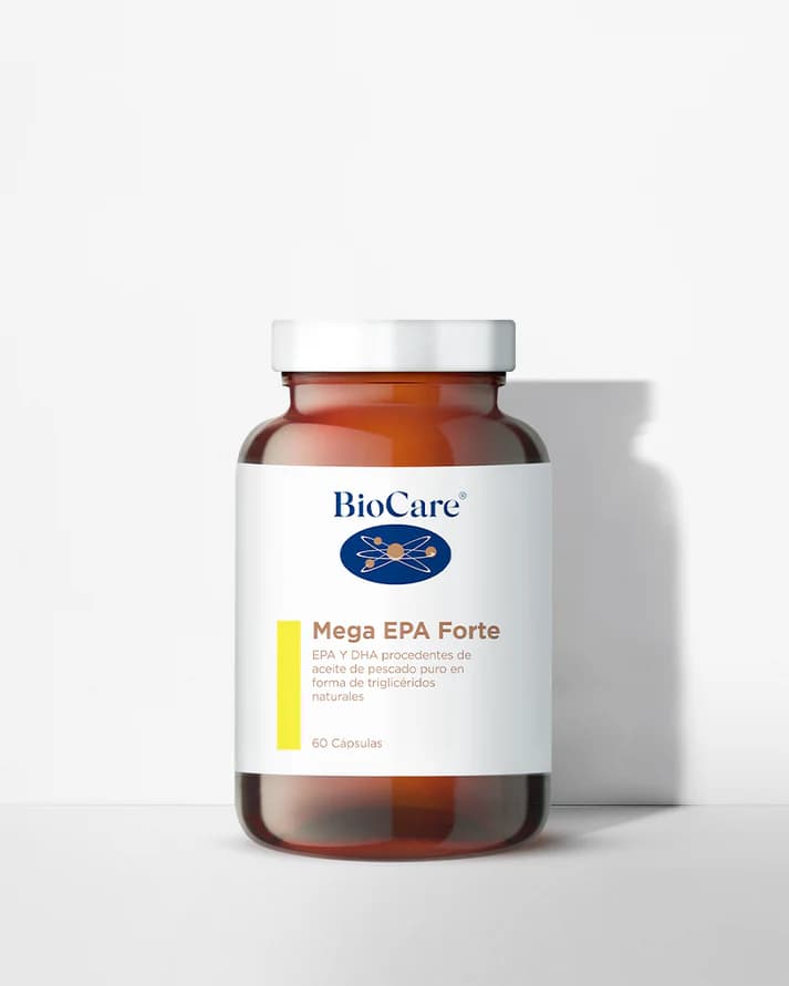 Omega 3 - Mega EPA Forte - Aceite de Pescado - 60 cápsulas- Biocare