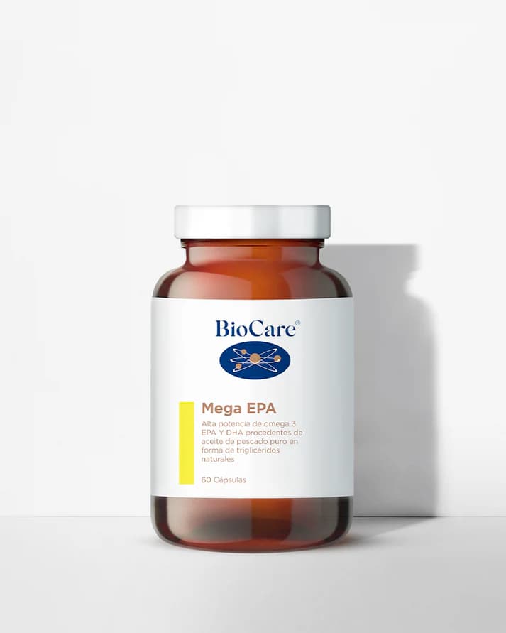 Omega 3 - Mega EPA - Aceite de Pescado - 60 cápsulas- Biocare